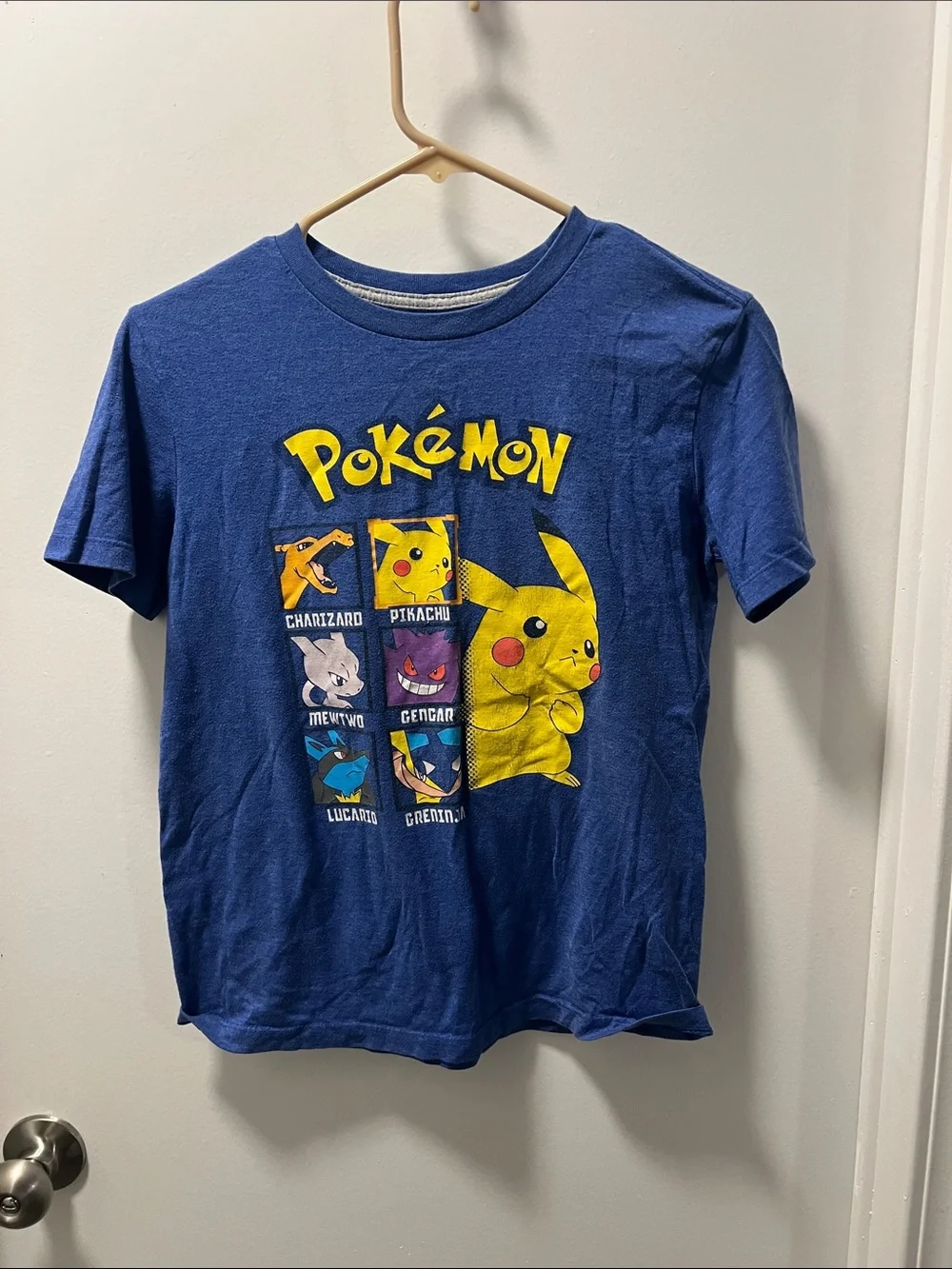 Old Navy Blue Pokémon Pikachu Graphic Tee